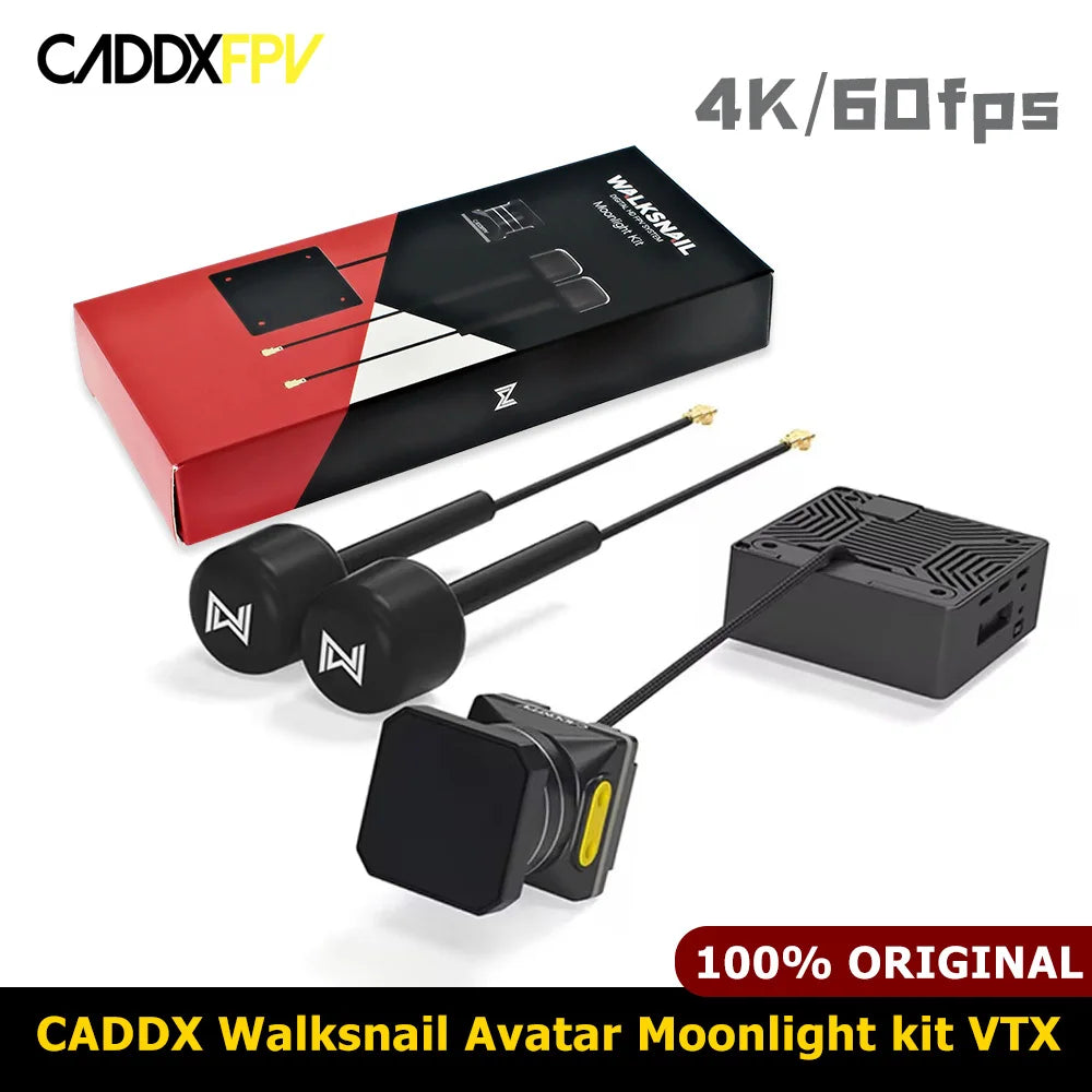 CADDXFPV Walksnail Avatar Moonlight kit 4K HD Camera Built-in EIS Support Gyroflow For RC FPV Freestyle Drone Quadcopter Plane CADDXFPV Walksnail Avatar Moonlight kit 4K HD Camera Built-in EIS Support Gyroflow For RC FPV Freestyle Drone Quadcopter Plane